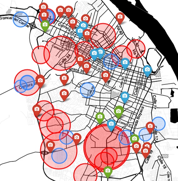 Urban Analytics: car accidents in Barranquilla
